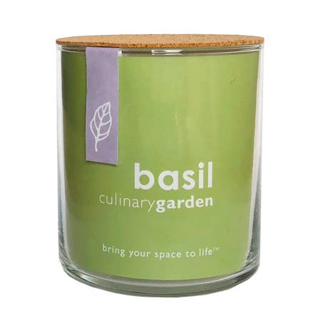 Basil Glass Culinary Essential Garden