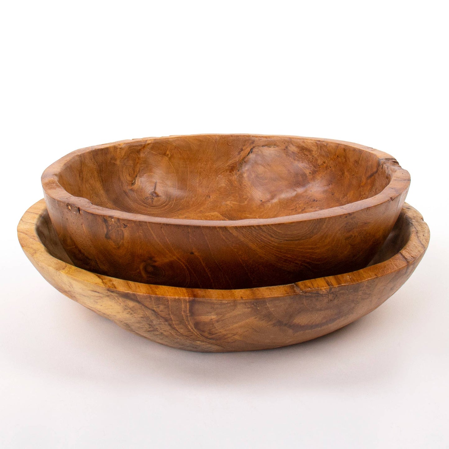 Teakwood Set of 2 Bowls