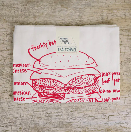 Burger Tea Towel