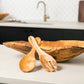 Italian Olivewood Salad Servers