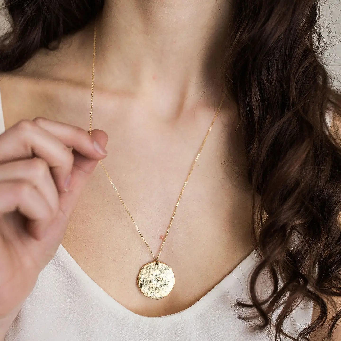 Sun and Moon Large Necklace by Jenna Vanden Brink