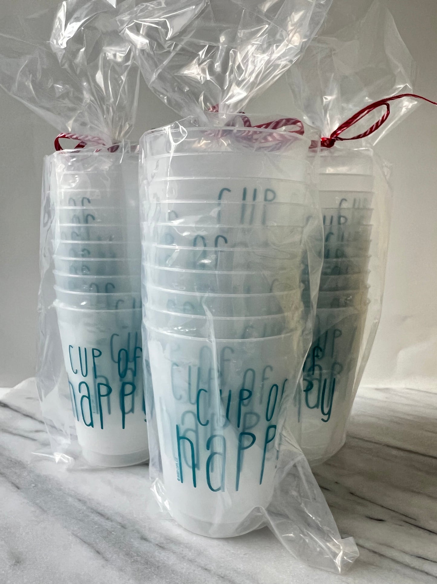 Cup of Happy Frost Flex Sleeve of 10 - Turquoise