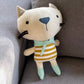 Remi Cat Organic Cotton Stuffed Animal Baby Kid Toy: Natural / One Size