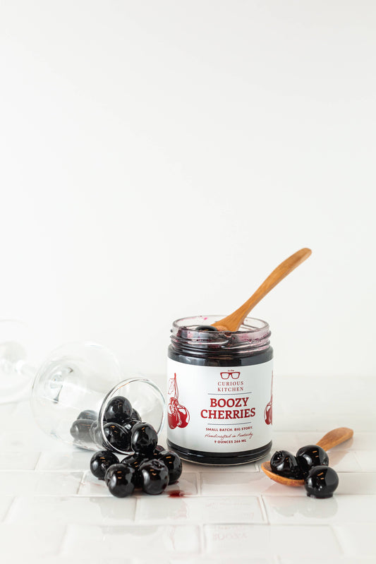 Boozy Cherries®
Bourbon Infused Cocktail Cherries