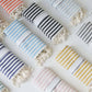 Beach Candy Large Turkish Towel / Blanket / Wrap in Mustard & White Stripes