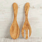 Italian Olivewood Salad Servers