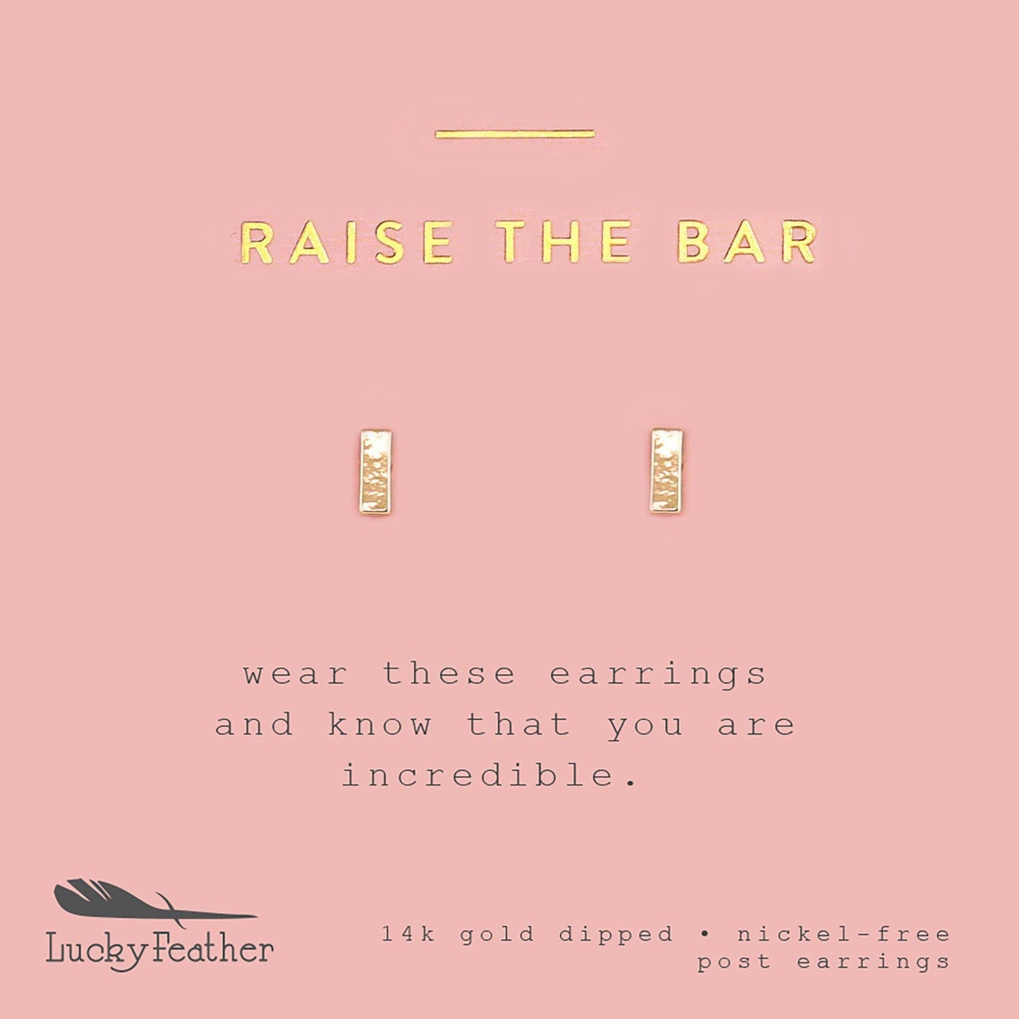 Raise the Bar - Gold Earrings