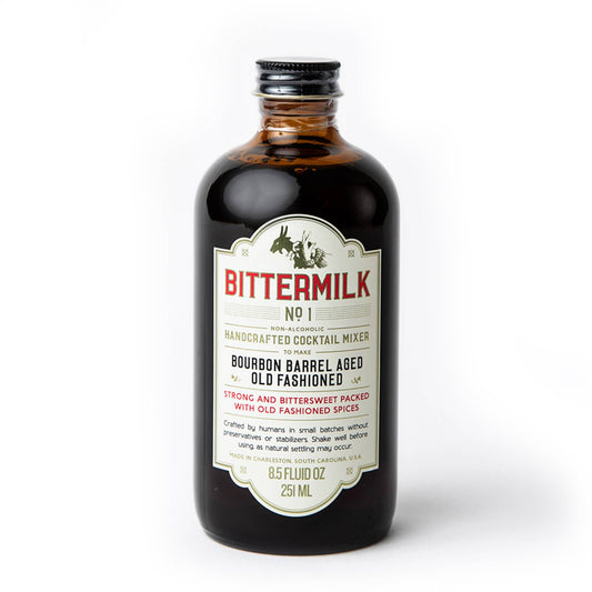 Bittermilk No.1 Cocktail Mixer- Bourbon Barrel Aged Old Fashioned