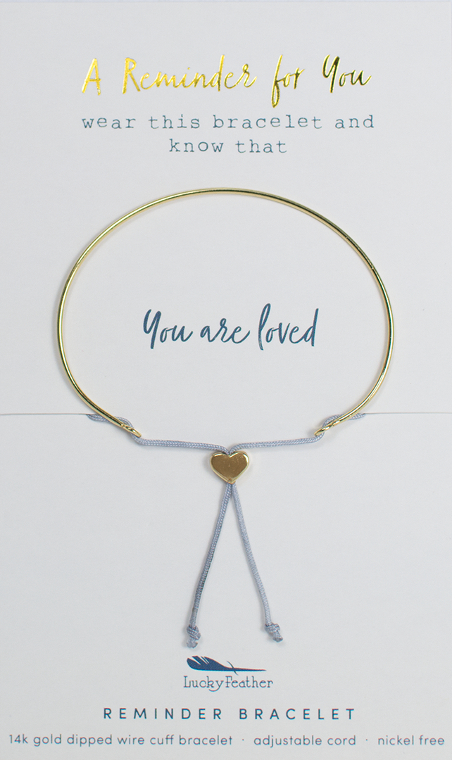 You Are Loved Bracelet - Gold