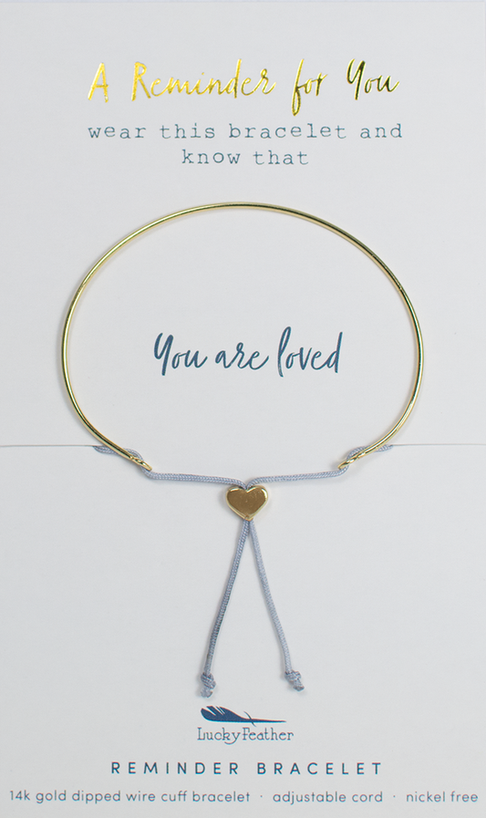 You Are Loved Bracelet - Gold